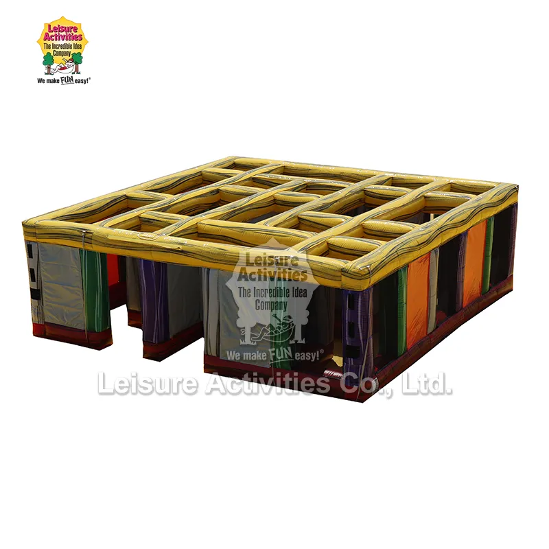 Labyrinthe hybride gonflable