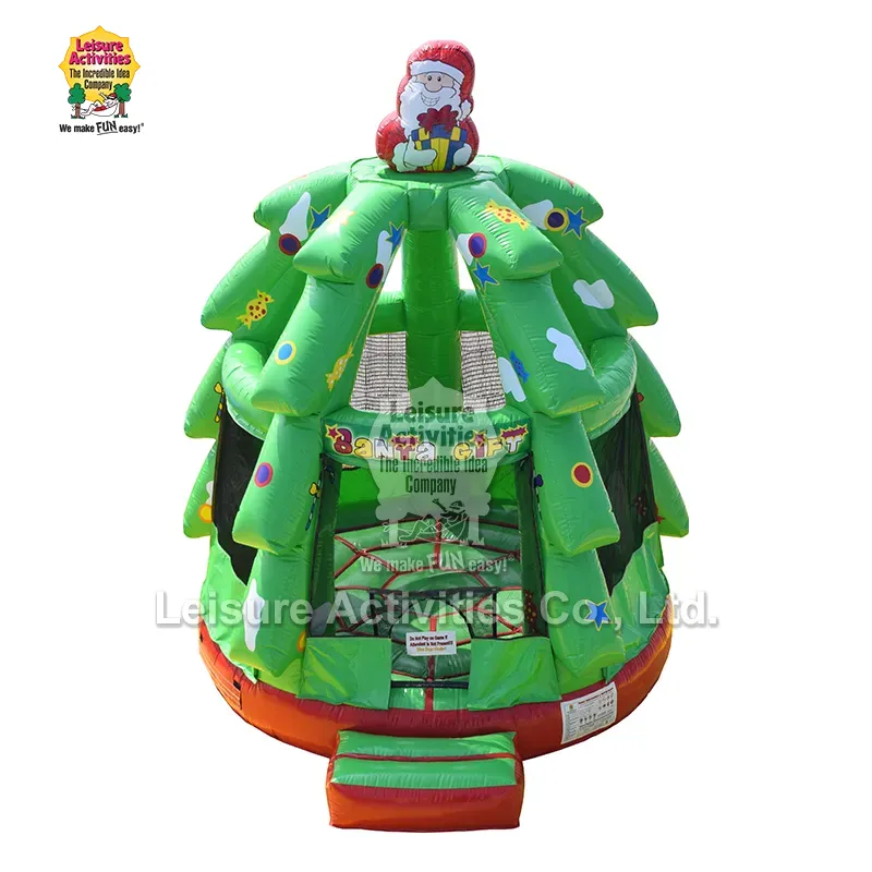 Mini château gonflable gonflable, arbre de Noël Mini château gonflable gonflable, arbre de Noël