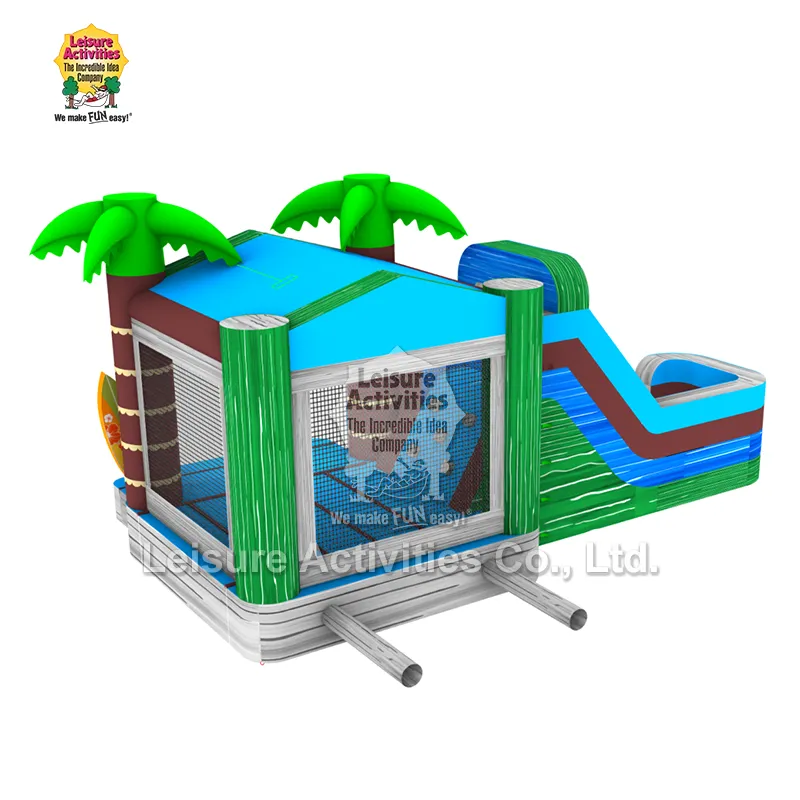 Châteaux gonflables multijoueurs super gonflables tropicaux Châteaux gonflables multijoueurs super gonflables tropicaux